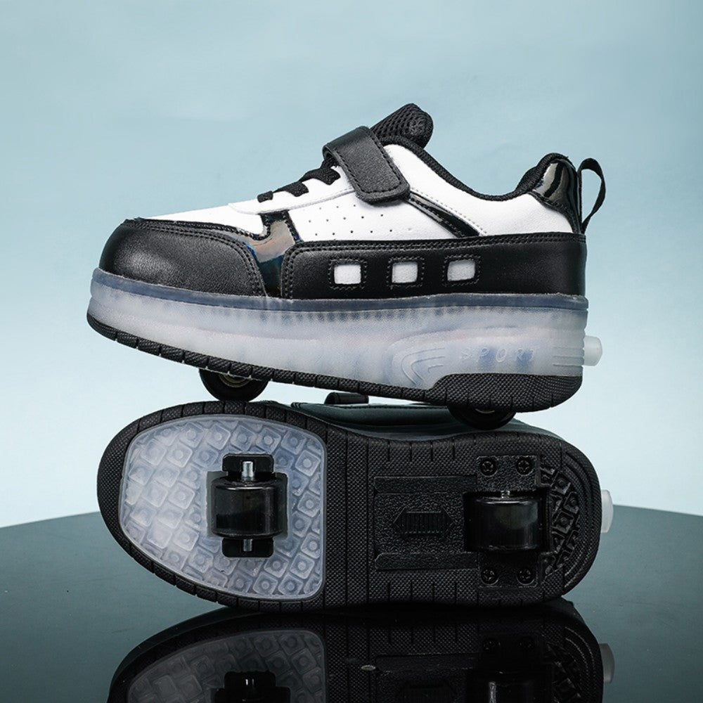 Kinder LED Leucht-Skateschuhe – Coole Fahrt