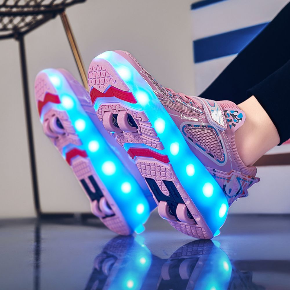 Genieße den Fahrspaß ，Modische Kinder-Rollschuhe