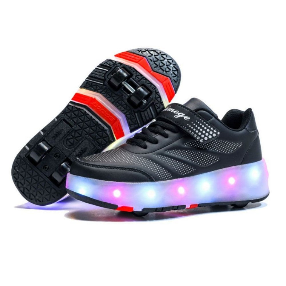 Kinder-Rollschuhe mit versteckten Rädern