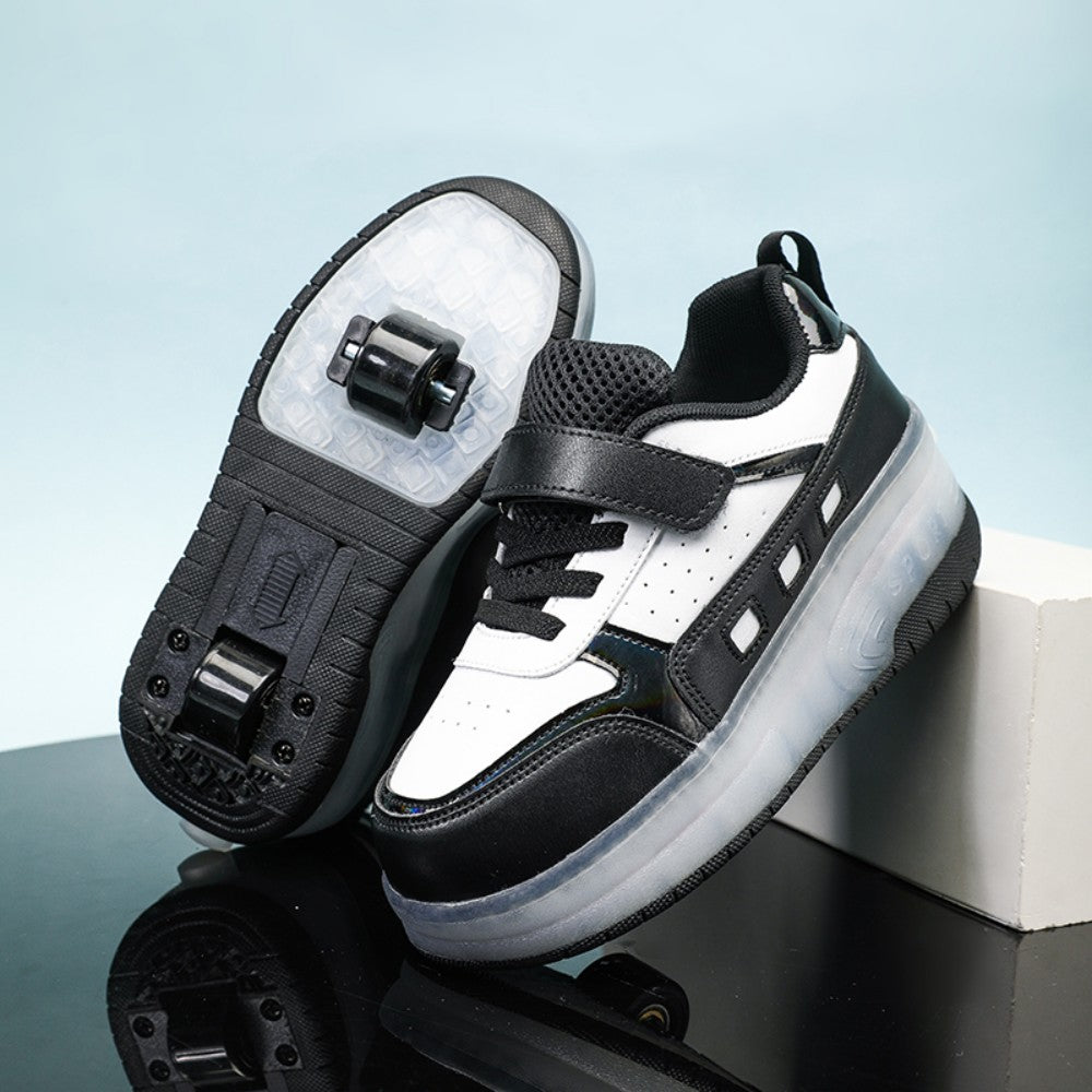 Kinder LED Leucht-Skateschuhe – Coole Fahrt