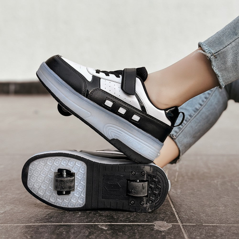 Kinder LED Leucht-Skateschuhe – Coole Fahrt