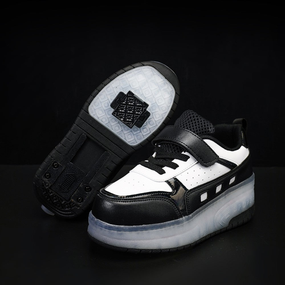 Kinder LED Leucht-Skateschuhe – Coole Fahrt
