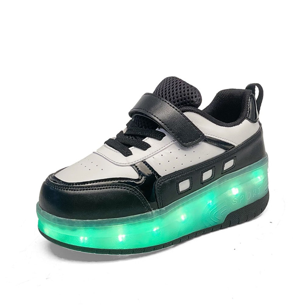Kinder LED Leucht-Skateschuhe – Coole Fahrt