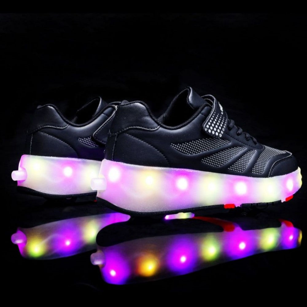 Kinder-Rollschuhe mit versteckten Rädern