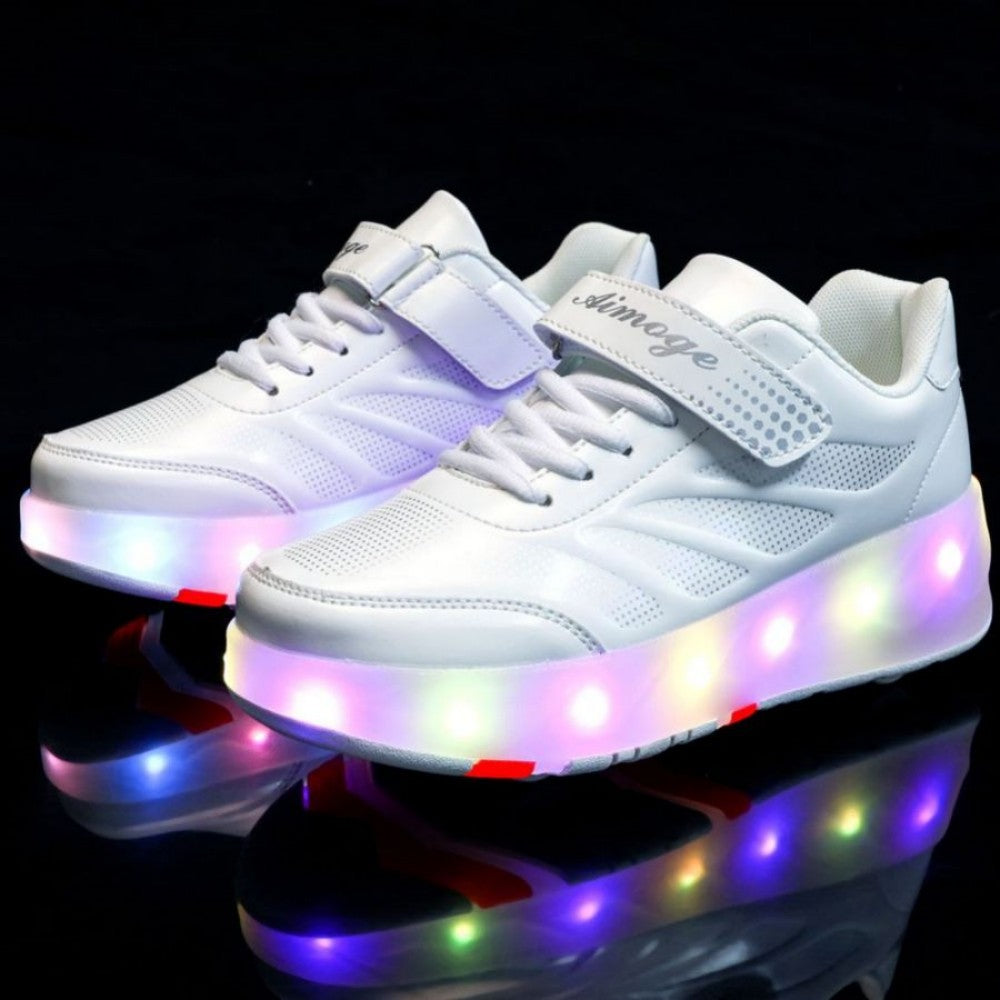 Kinder-Rollschuhe mit versteckten Rädern